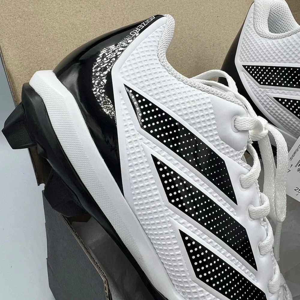 Adidas Adizero Impact MD 2 Baseball Cleats White‎ Black Size 7.5 New in Box